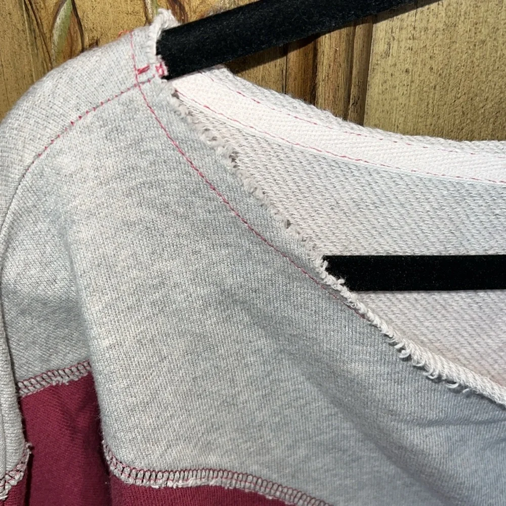Free People Mantauk Colorblock Cropped Sweatshirt - Picture 4 of 9